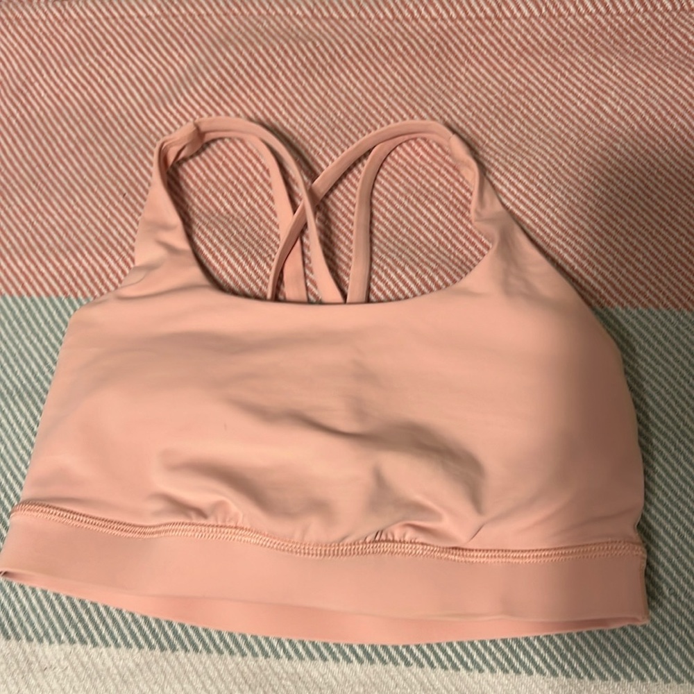 NEVER WORN pink Lululemon Sports Bra - Picture 1 of 2